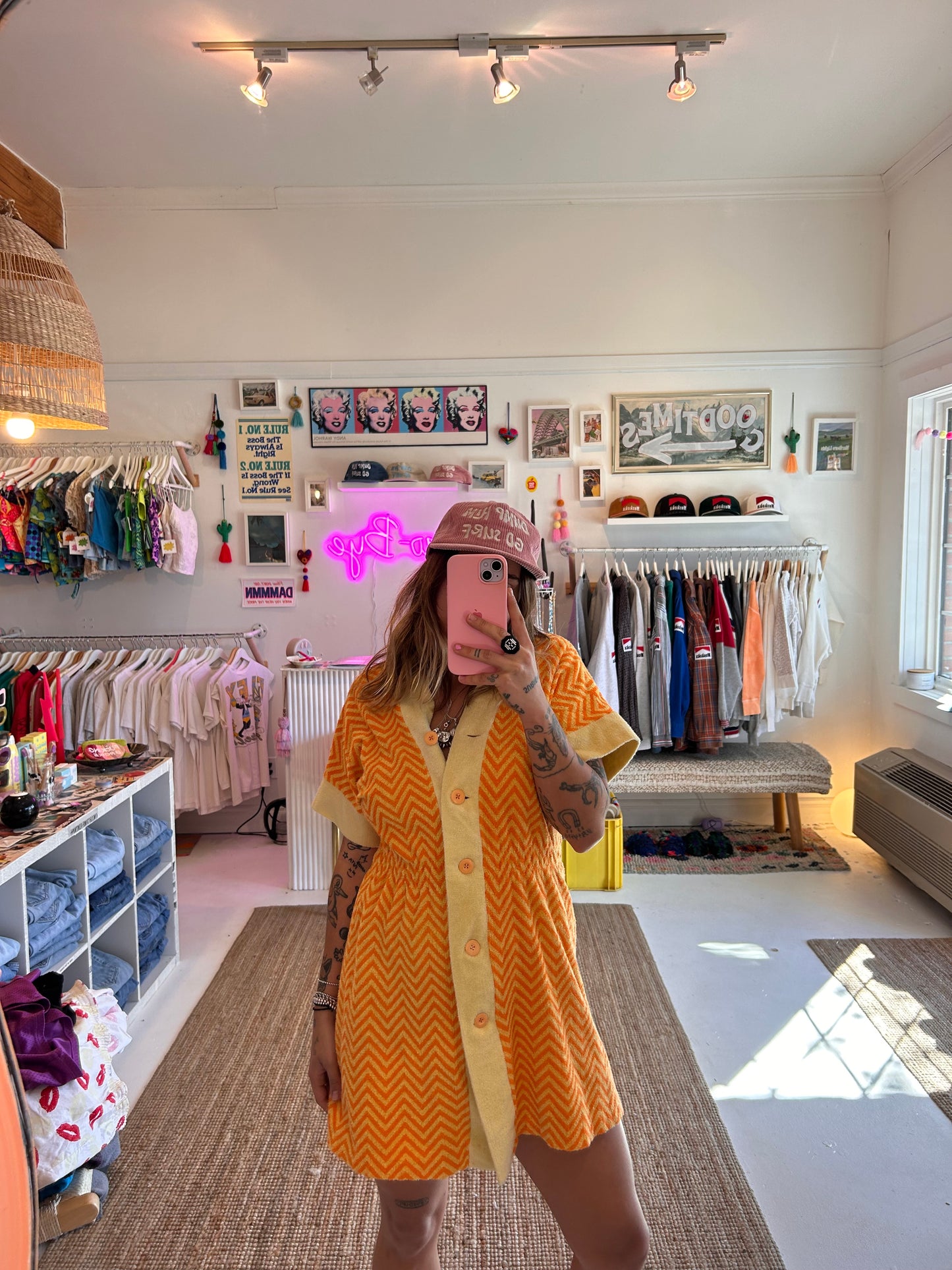 terry cloth dress