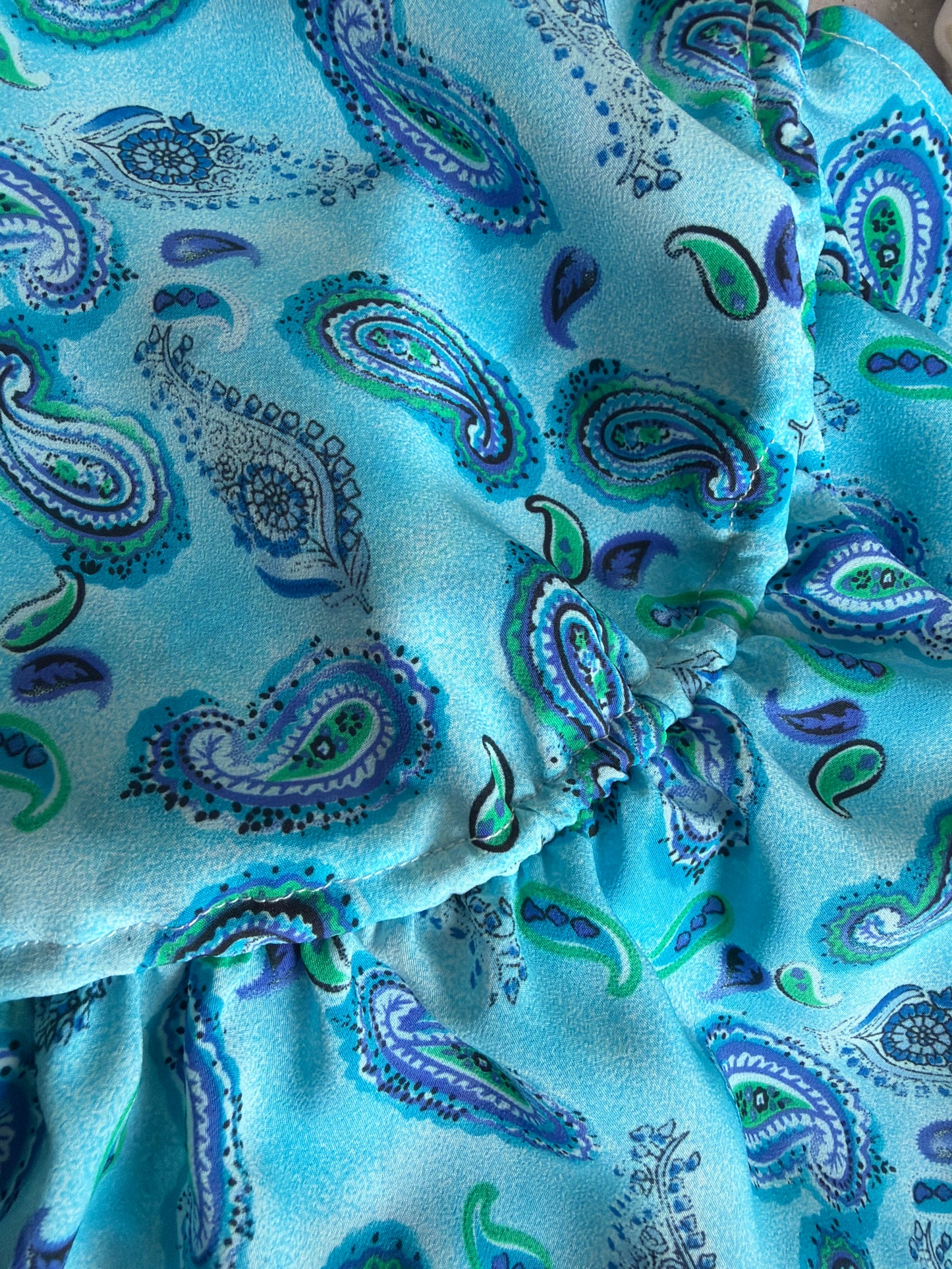 blue paisley