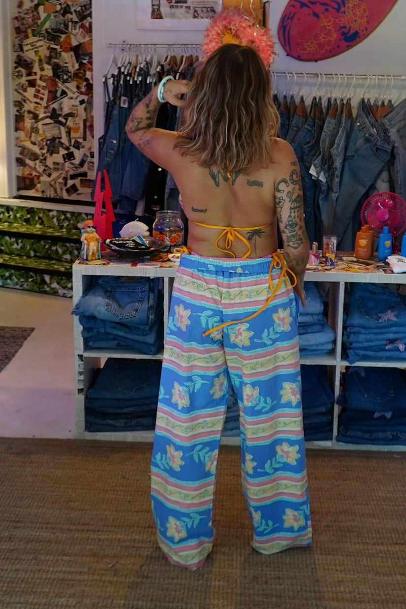 bed sheet pants