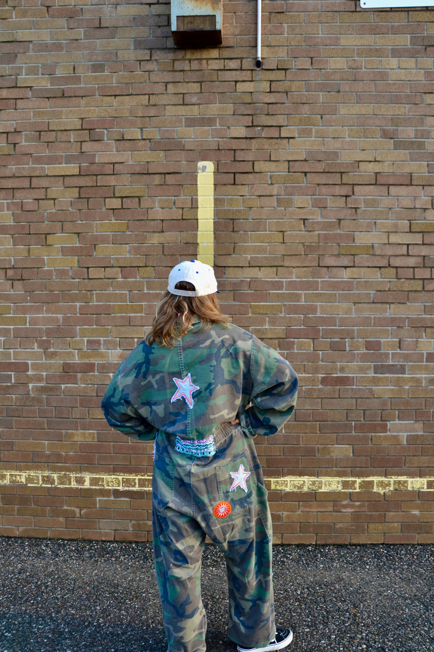 star patch coveralls