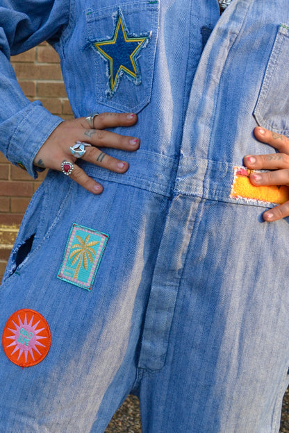 star patch coveralls