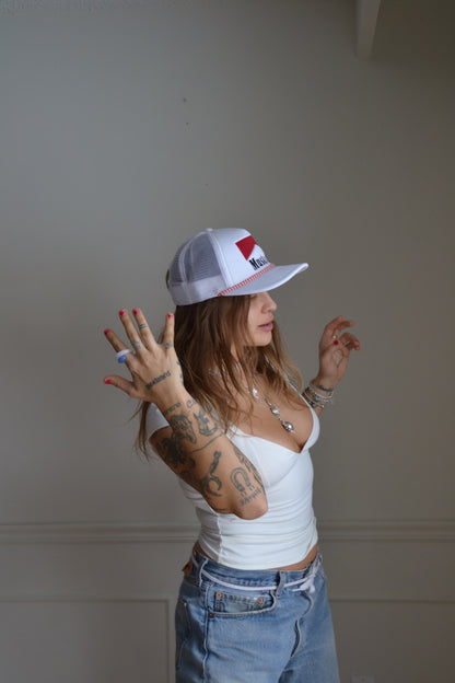 smoking muskoka trucker hat