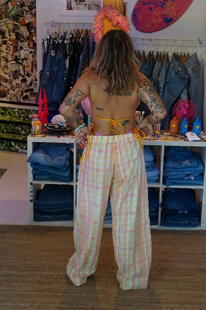 bed sheet pants