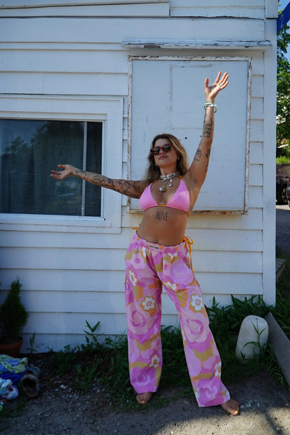 bed sheet pants