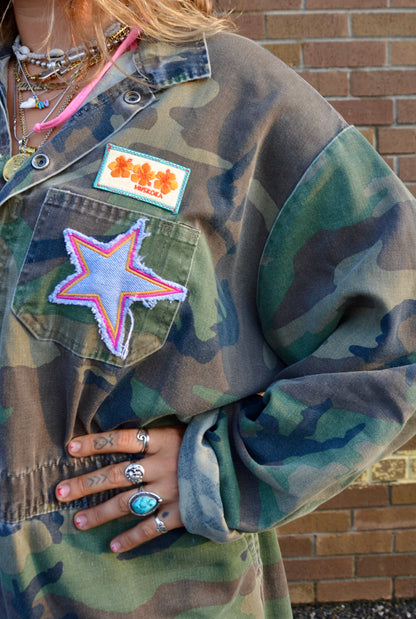 star patch coveralls