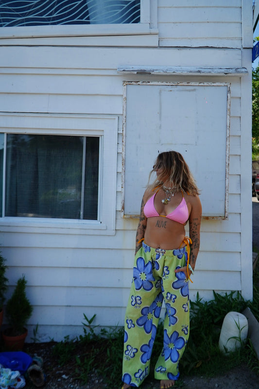 bed sheet pants