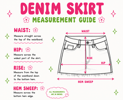star patch skirt