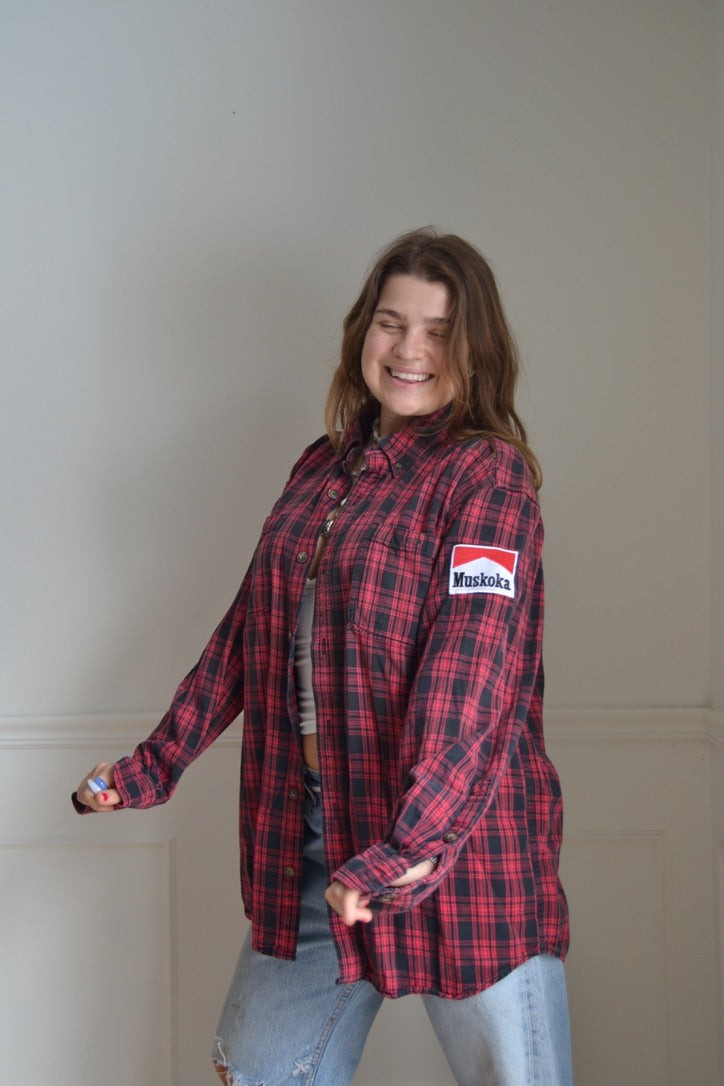 smoking muskoka flannel