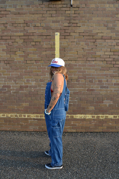 star patch overalls