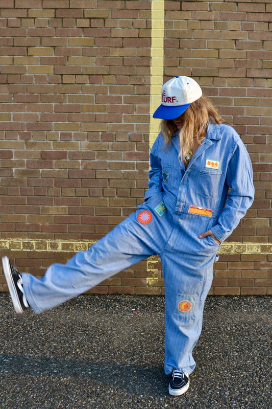 star patch coveralls