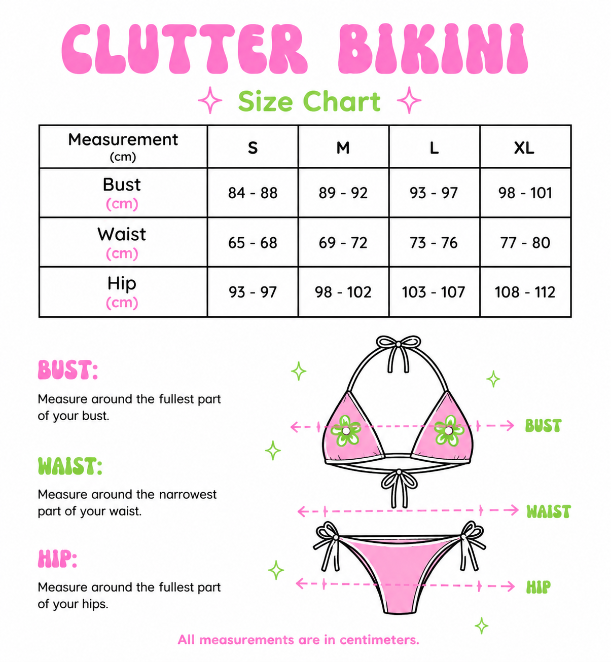 clutter bikini