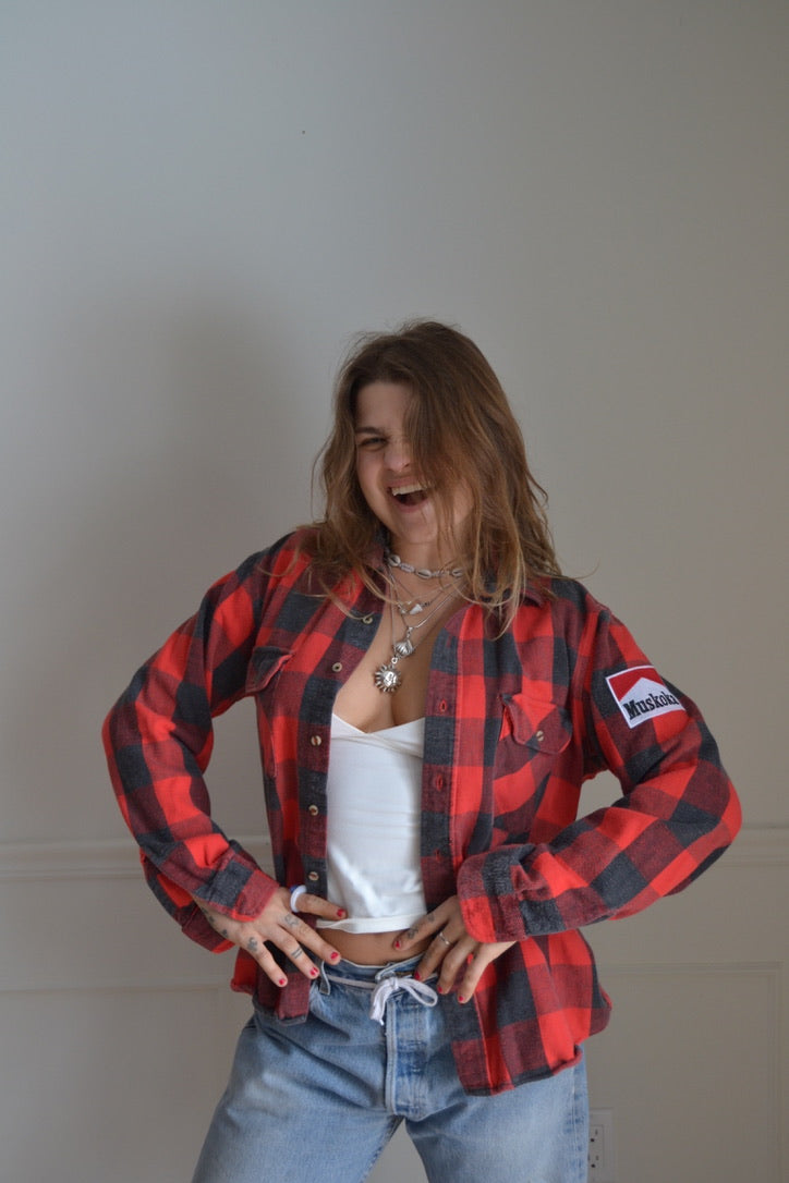 smoking muskoka flannel