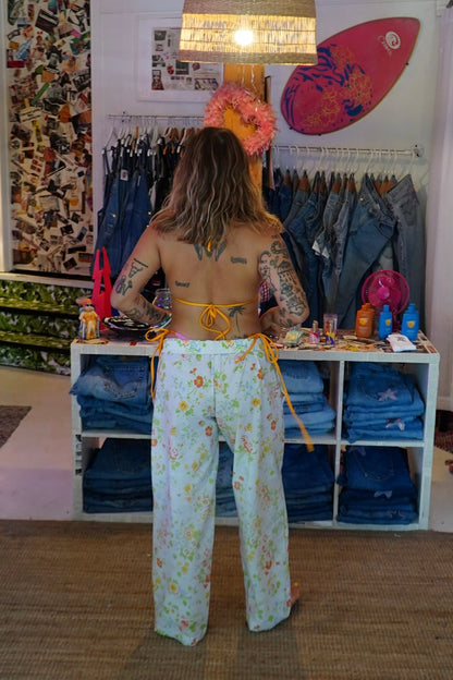 bed sheet pants