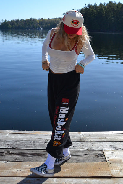 black race team sweats