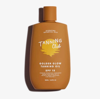 golden glow tanning oil SPF 15