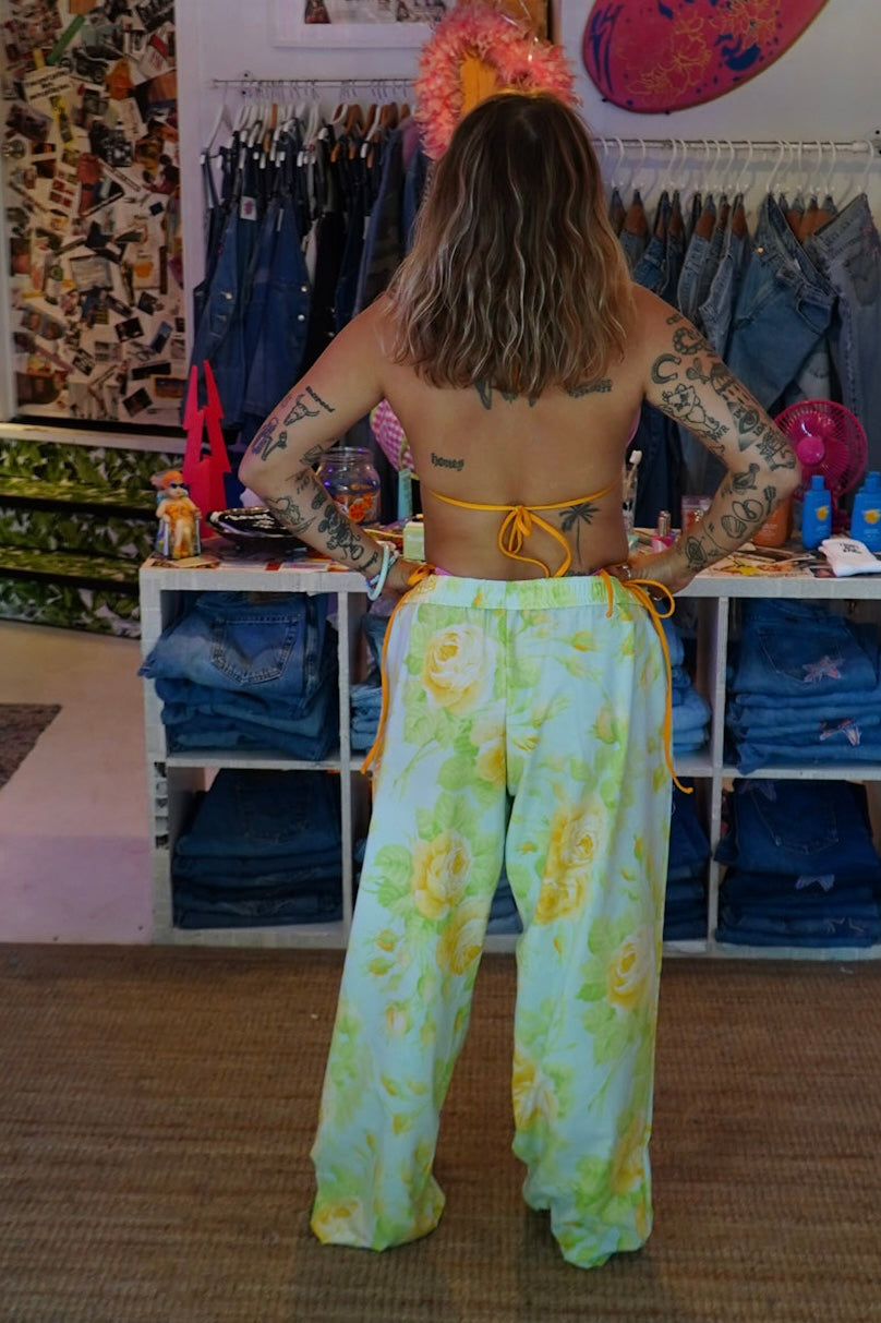 bed sheet pants
