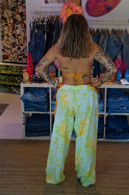 bed sheet pants