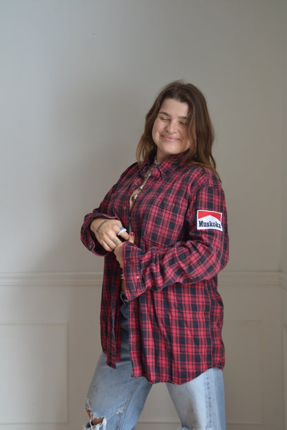 smoking muskoka flannel