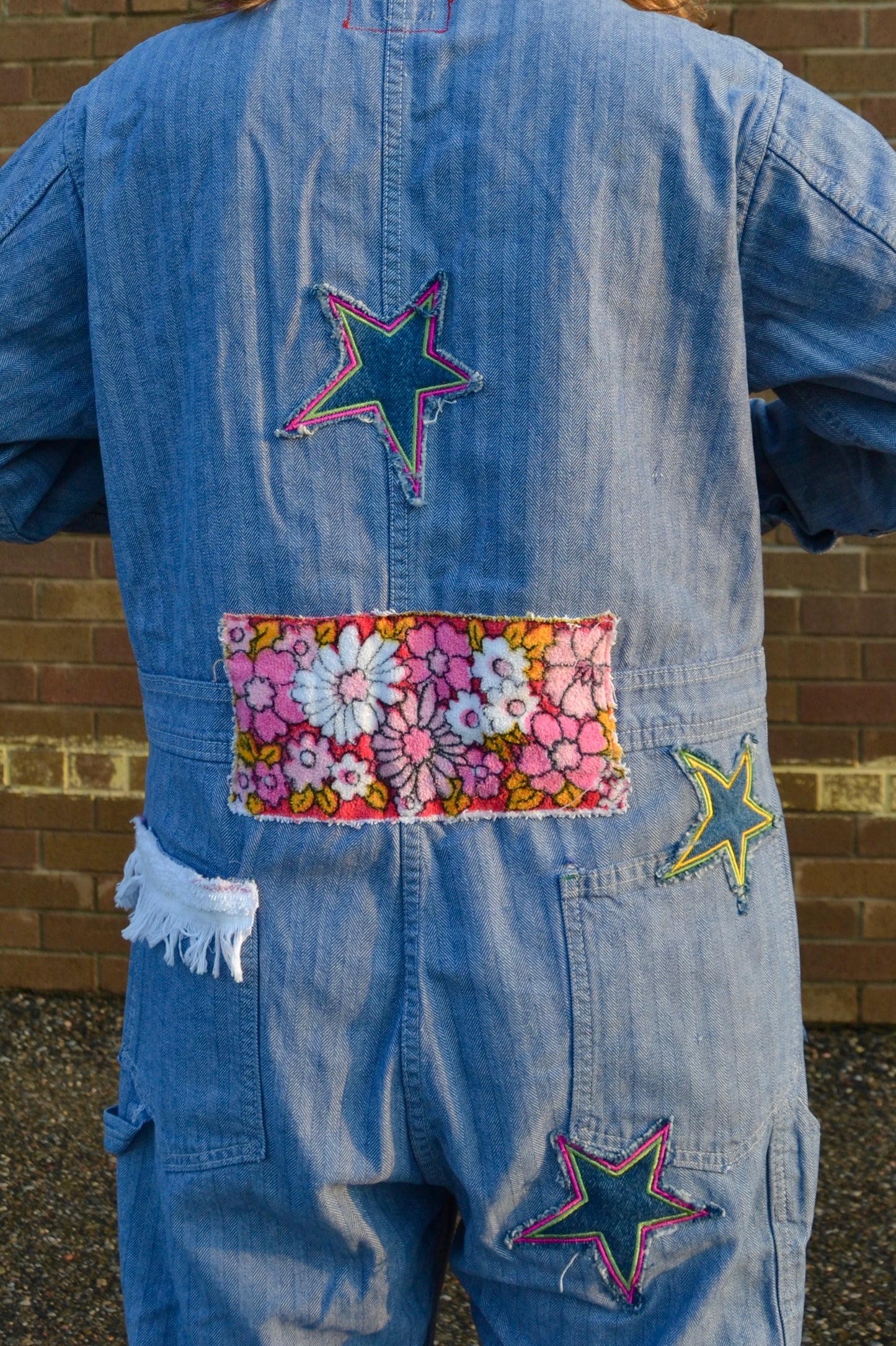 star patch coveralls