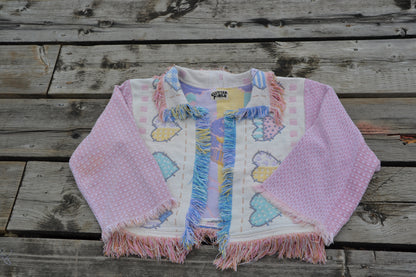 reworked blanket jacket