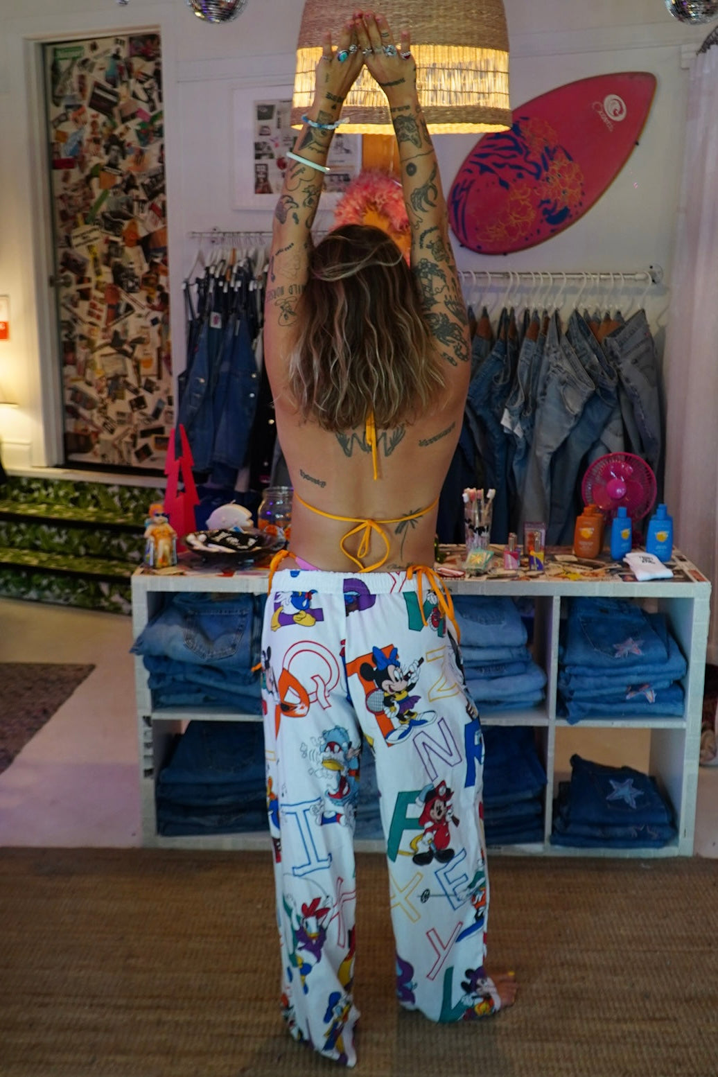 bed sheet pants