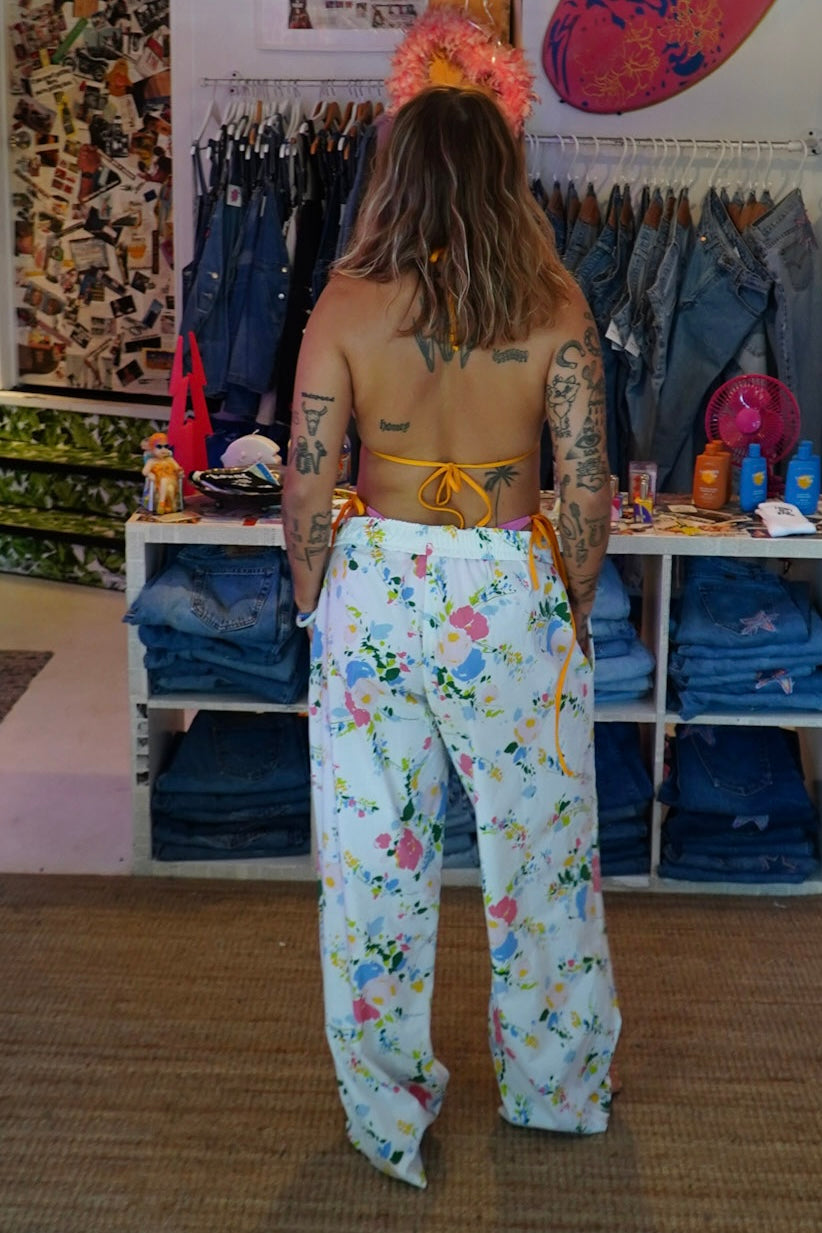 bed sheet pants