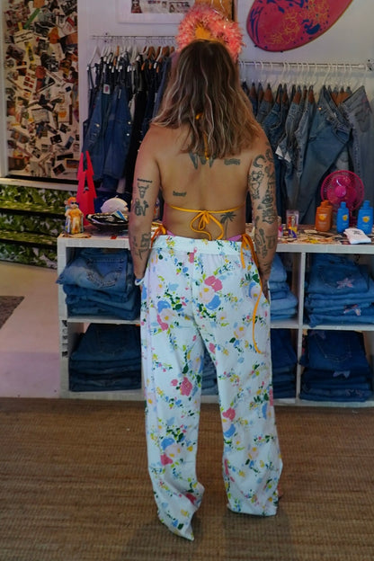 bed sheet pants