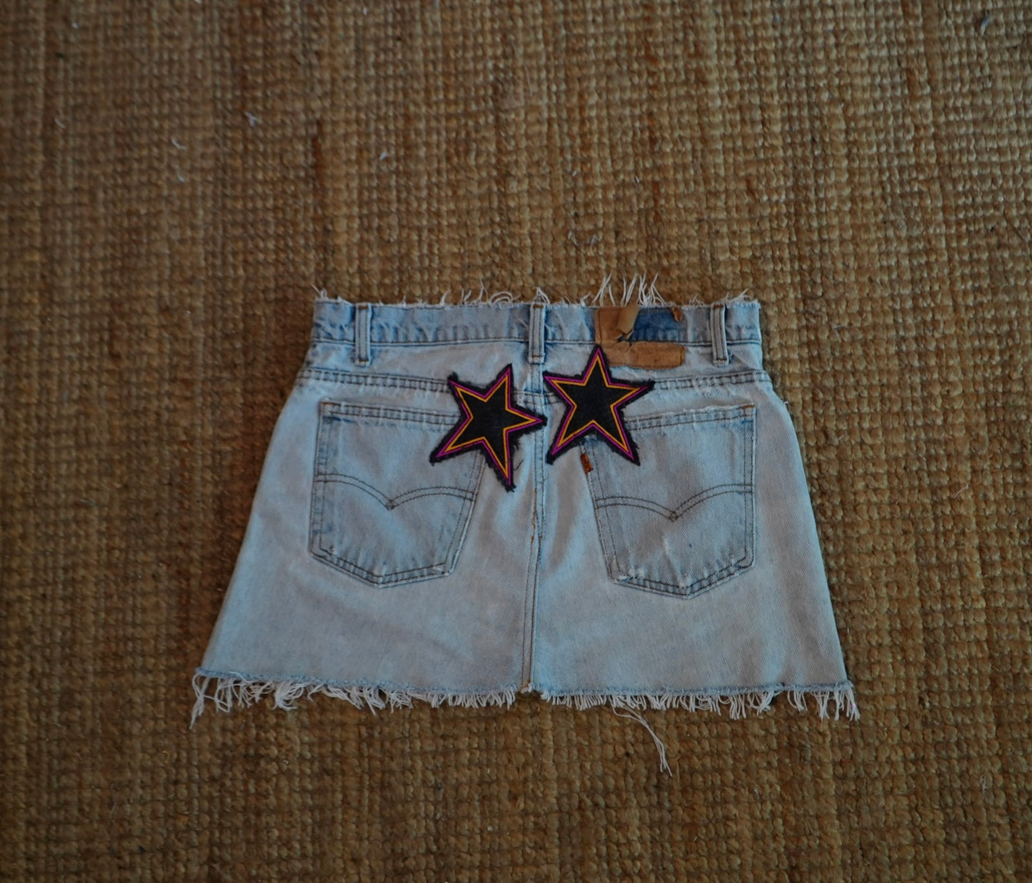 star patching skirt