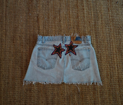 star patching skirt