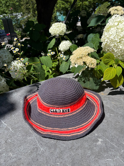 ciao bye knit hat
